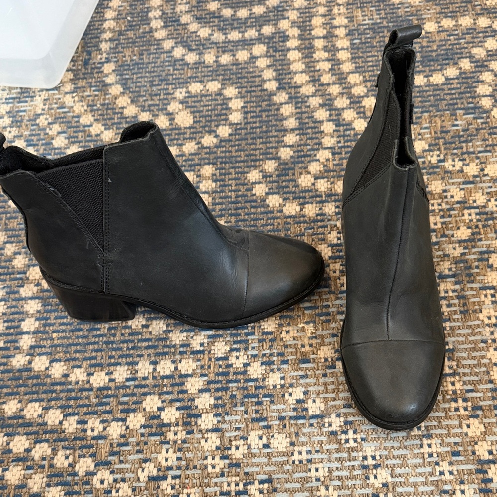 Toms Charcoal Ankle Boots